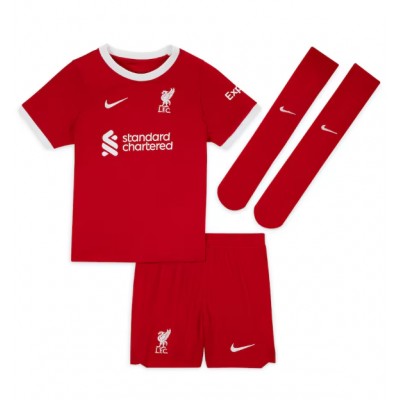 Fotballdrakt Barn Liverpool Darwin Nunez #9 Hjemmedraktsett 2023-24 Kortermet (+ Korte bukser)